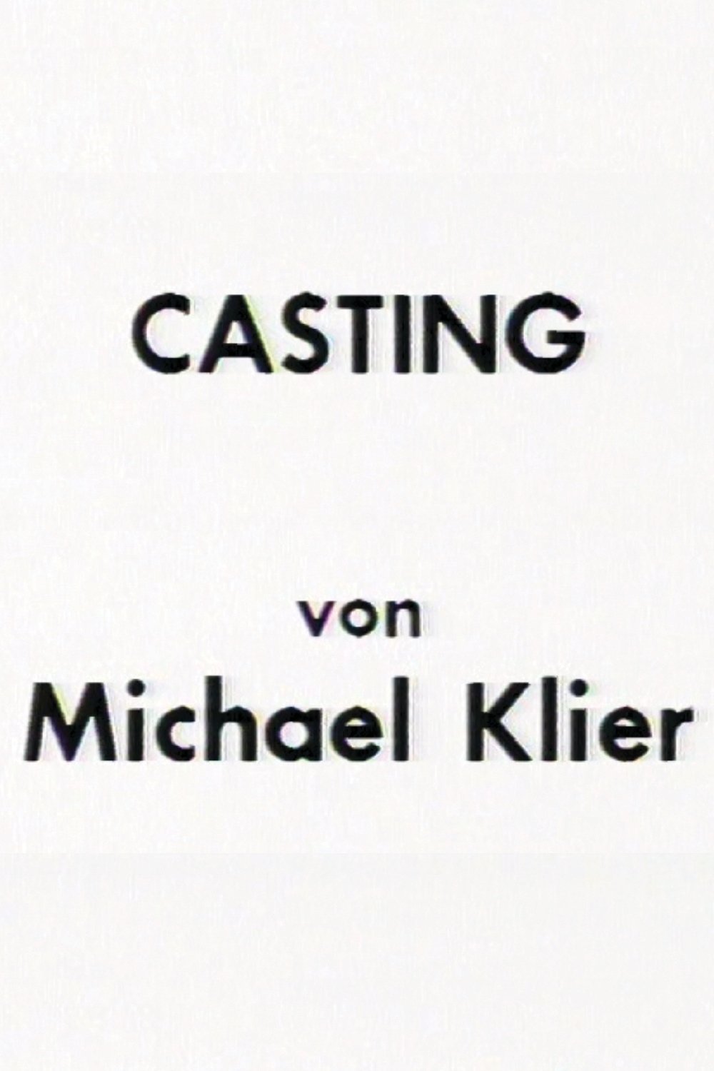 Постер CASTING